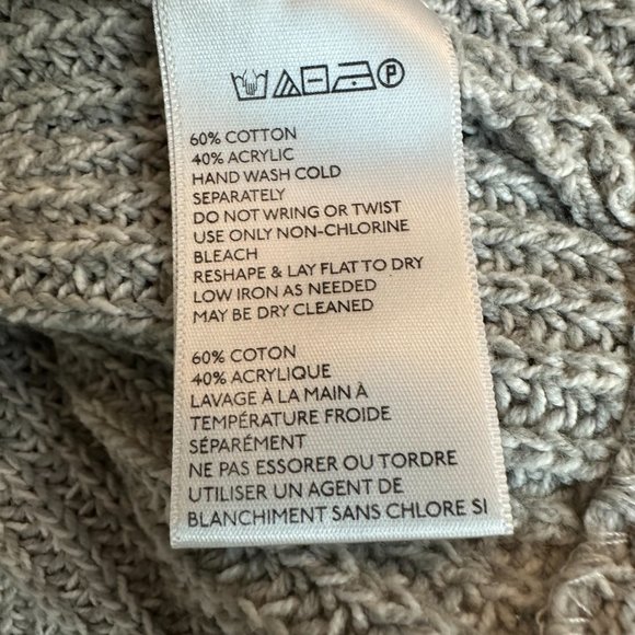 Silence & Noise Cropped Sweater with Neckline Cutout - Picture 6 of 6